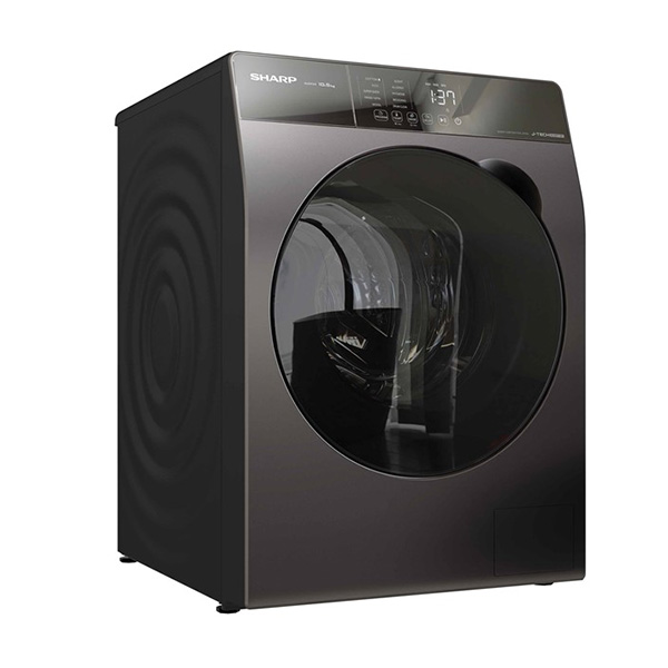 Sharp Full Auto Front Loading Inverter Washing Machine ESFW105SG, 10.5