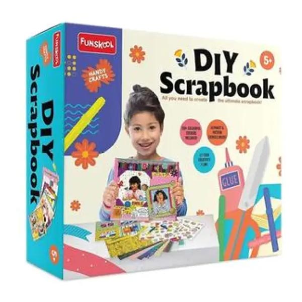 FUNSKOOL Handicrafts - DIY Scrapbook Stick Sketch Design Kit