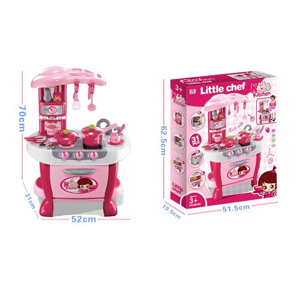 Kids Little Chef Deluxe Kitchen Set   82.1 