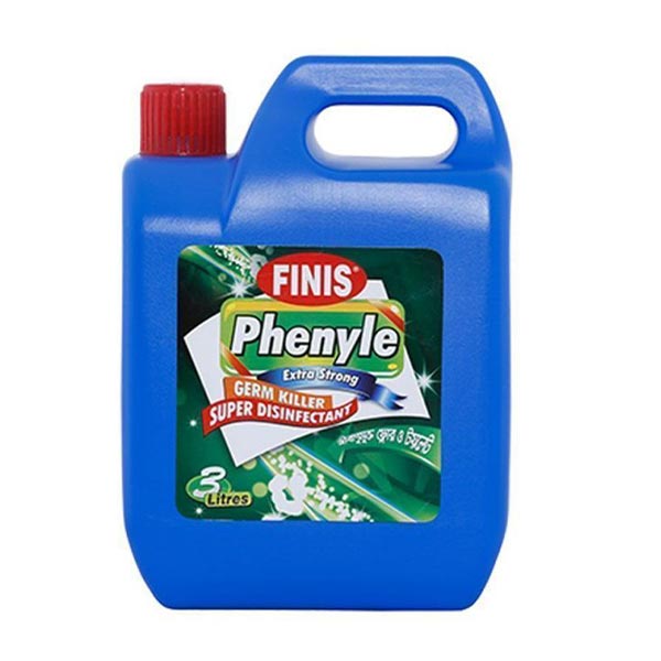 Finis Phenyle Toilet & Floor Cleaner, Extra Strong, 3 Liter
