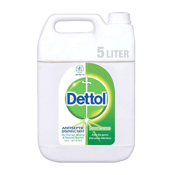 Dettol Antiseptic Disinfectant Liquid, 5 Liter