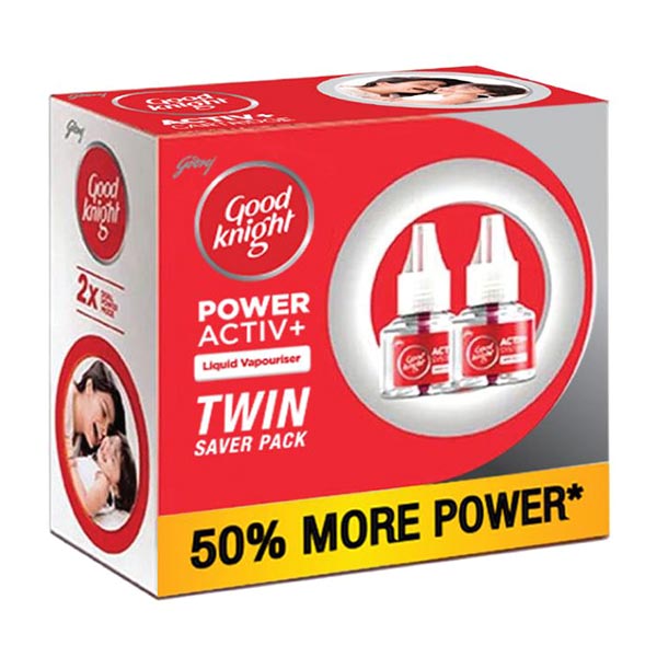 Godrej Good Knight Power Activ Twin Saver Pack 45ml