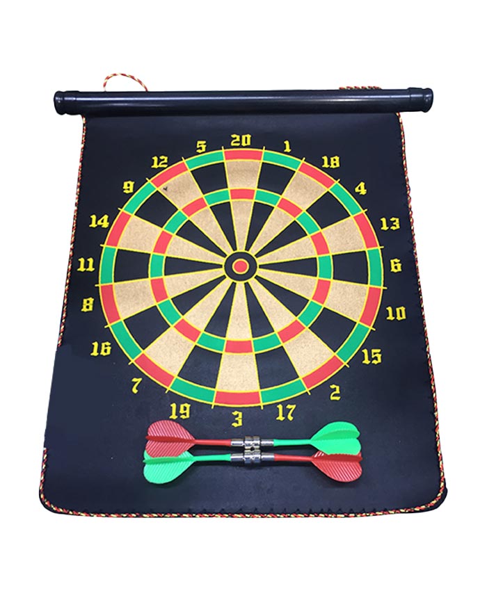 Dart Board, Reversible Dart Board Two Sides, 17 Inch