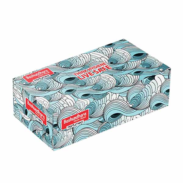 Bashundhara Facial Tissue, 150x2 Ply Box