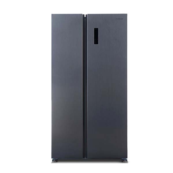 Singer Non Frost Double Door Refrigerator 442 Liter, Silver (SRREFSFSBSNS436V)