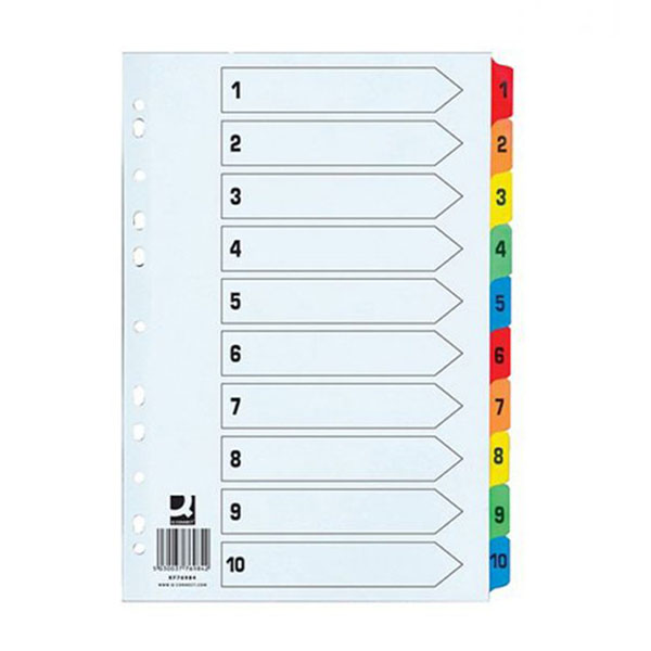 File Divider, 1-10 Set