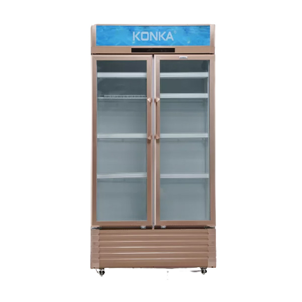 Konka glass door refrigerator deals